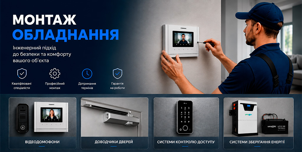 Монтаж обладнання