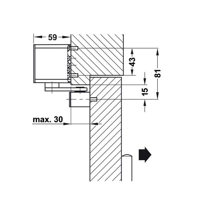 Дверний доводчик DORMAKABA TS 98 XEA