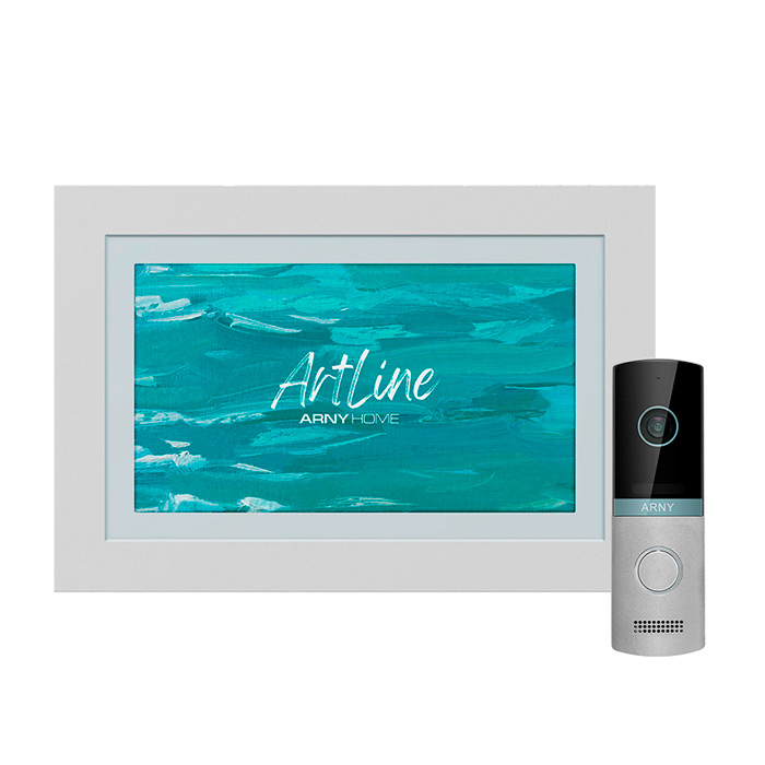 Комплект відеодомофону ARNY AVD-770 ArtLine WiFi + ARNY AVP-NG230 (2Mpx)
