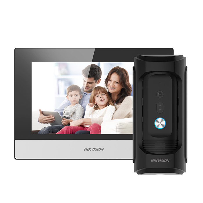 Комплект відеодомофону Hikvision DS-KH6320-WTE1 + DS-KB8113-IME1