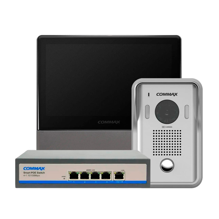 Комплект відеодомофону COMMAX CIP-70QPT + CIP-D20YS