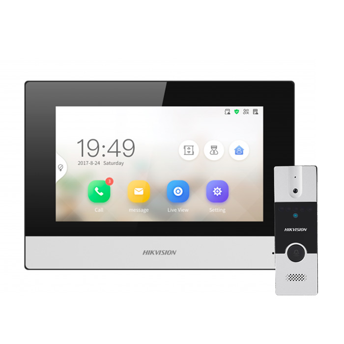 Комплект відеодомофону Hikvision DS-KIS302-P