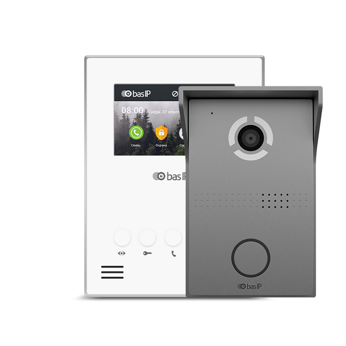 Комплект відеодомофону BAS-IP AU-04LA + AV-03D