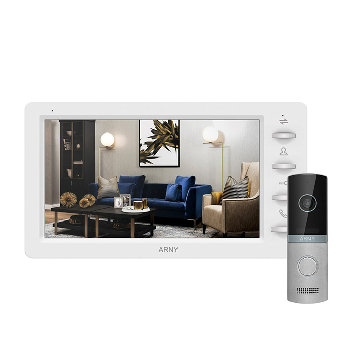 Комплект відеодомофону ARNY AVD-708 (2Mpx) IPS + ARNY AVP-NG230 (2Mpx)