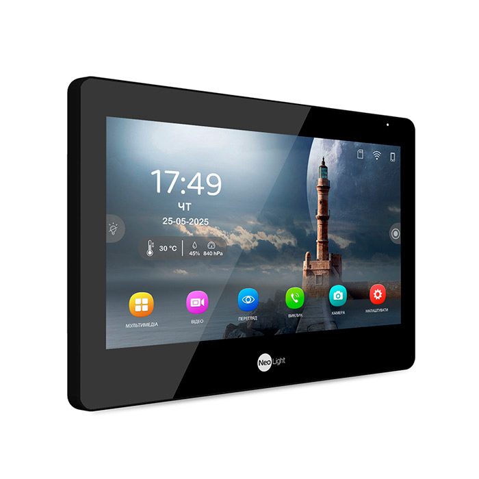 Відеодомофон NeoLight Mezzo Hybrid Black