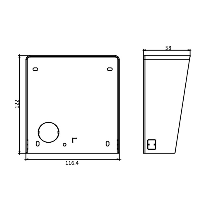 Козирок Hikvision DS-KABD8003-RS-1
