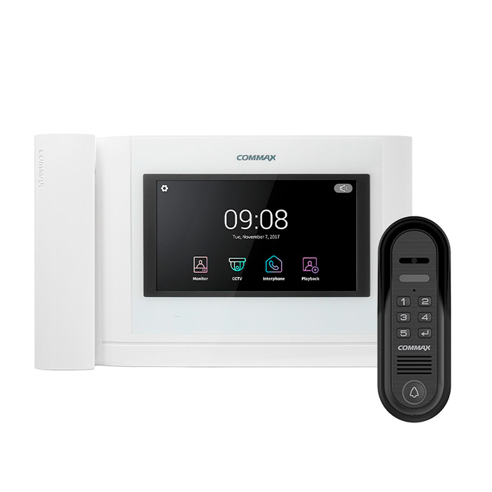 Комплект відеодомофону COMMAX CDV-704MHA + DRC-4CPNK