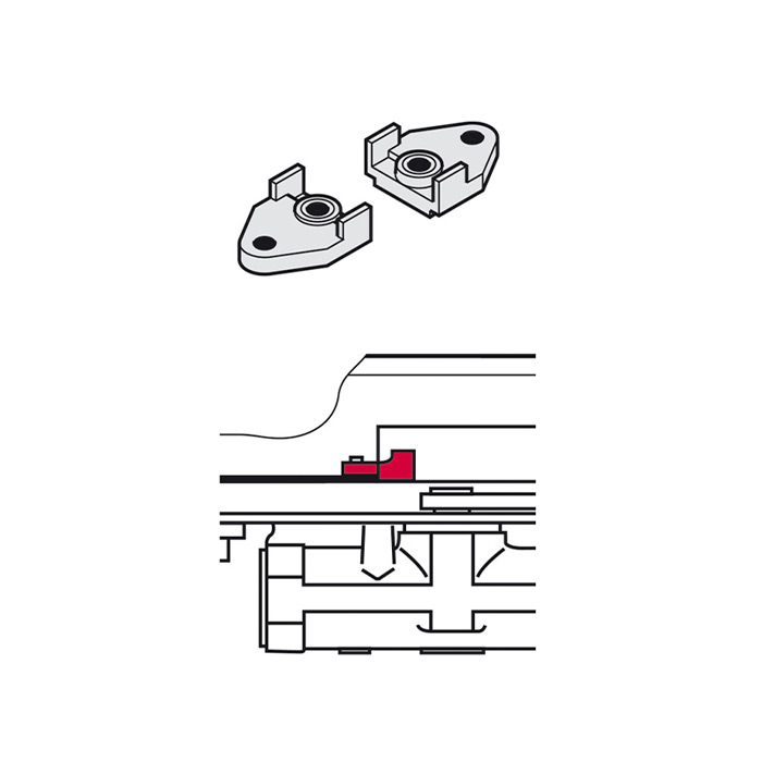 Пластини для ковзного каналу DORMAKABA G 96 N20