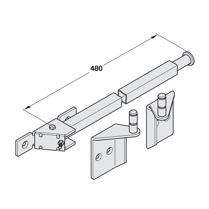 Координатор DORMAKABA SR390 для сталевих дверей