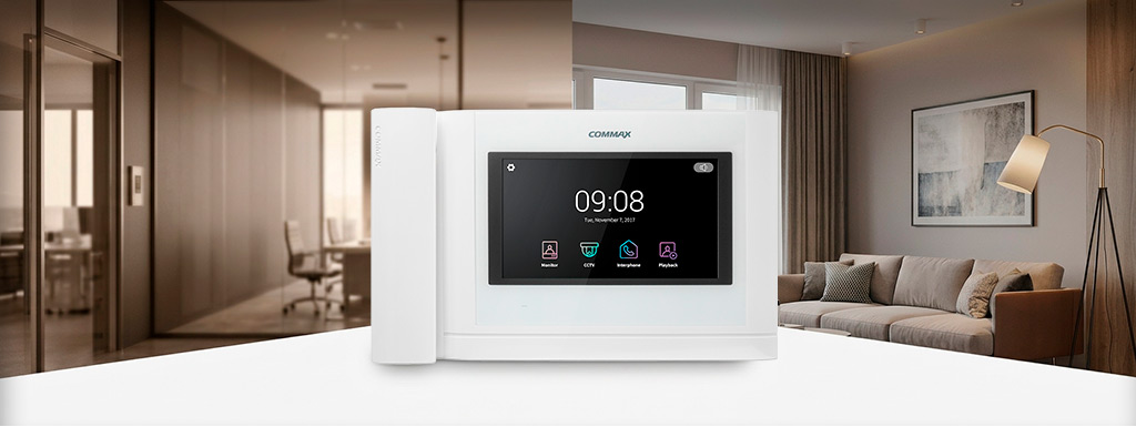 COMMAX CDV-704MHA + DRC-4CPN3 - візуальний комфорт та технології управління